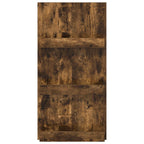 Magazine Rack Smoked Oak 51 x 11 x 102 cm Engineered Wood