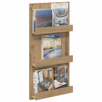 Magazine Rack Artisan Oak 51 x 11 x 102 cm Engineered Wood