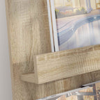 Magazine Rack Sonoma Oak 43 x 11 x 102 cm Engineered Wood