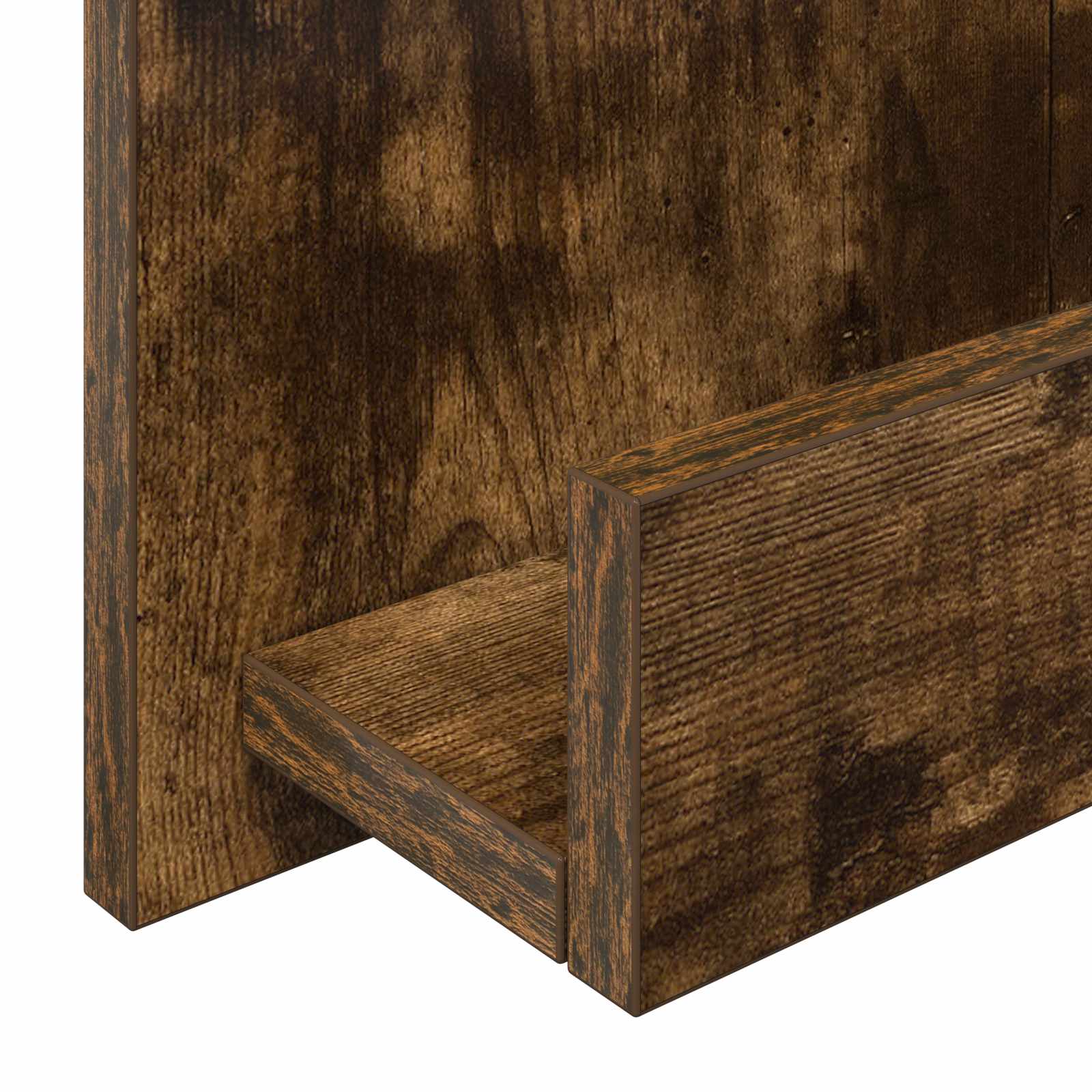 Magazine Rack Smoked Oak 43 x 11 x 102 cm Engineered Wood