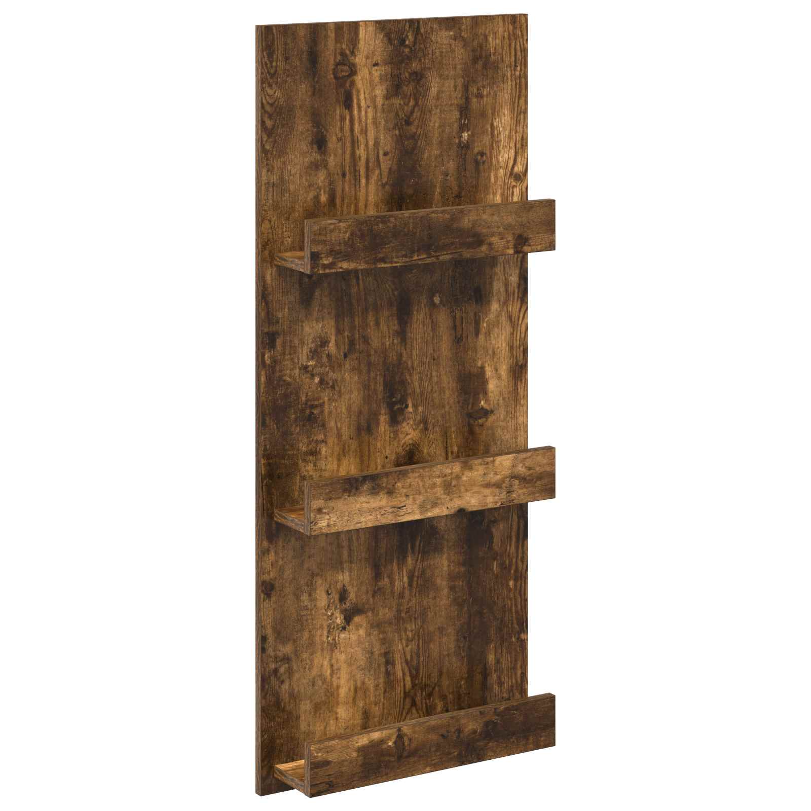 Magazine Rack Smoked Oak 43 x 11 x 102 cm Engineered Wood
