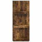 Magazine Rack Smoked Oak 43 x 11 x 102 cm Engineered Wood