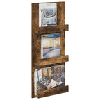 Magazine Rack Smoked Oak 43 x 11 x 102 cm Engineered Wood