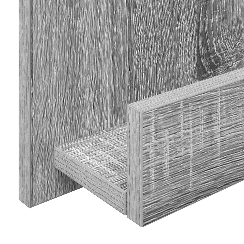Magazine Rack Grey Sonoma 43 x 11 x 102 cm Engineered Wood