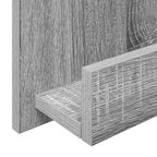 Magazine Rack Grey Sonoma 43 x 11 x 102 cm Engineered Wood