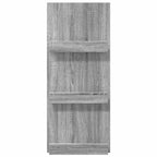 Magazine Rack Grey Sonoma 43 x 11 x 102 cm Engineered Wood