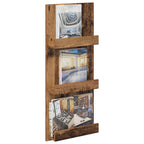 Magazine Rack Old Wood 43 x 11 x 102 cm Engineered Wood