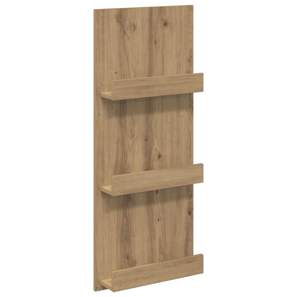 Magazine Rack Artisan Oak 43 x 11 x 102 cm Engineered Wood