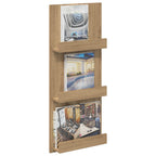 Magazine Rack Artisan Oak 43 x 11 x 102 cm Engineered Wood