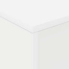 Magazine Rack with Shelf White 70 x 41 x 156 cm Engineered Wood