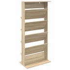 Magazine Rack Sonoma Oak 70 x 41 x 156 cm Engineered Wood