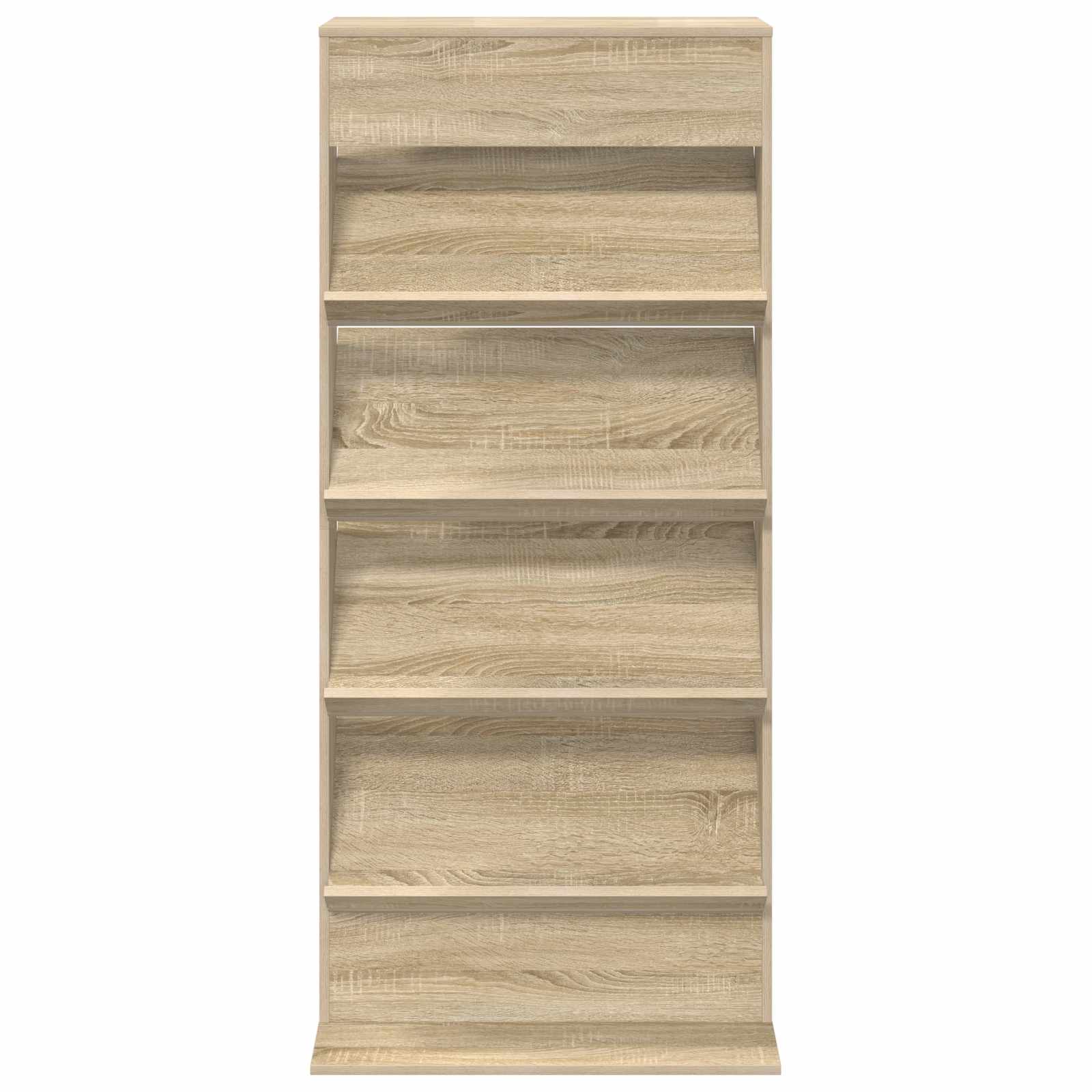 Magazine Rack Sonoma Oak 70 x 41 x 156 cm Engineered Wood