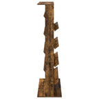 Magazine Rack Smoked Oak 70 x 41 x 156 cm Engineered Wood