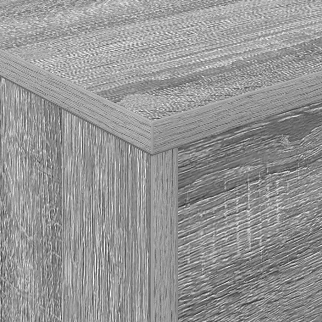 Magazine Rack Grey Sonoma 70 x 41 x 156 cm Engineered Wood