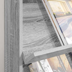 Magazine Rack Grey Sonoma 70 x 41 x 156 cm Engineered Wood
