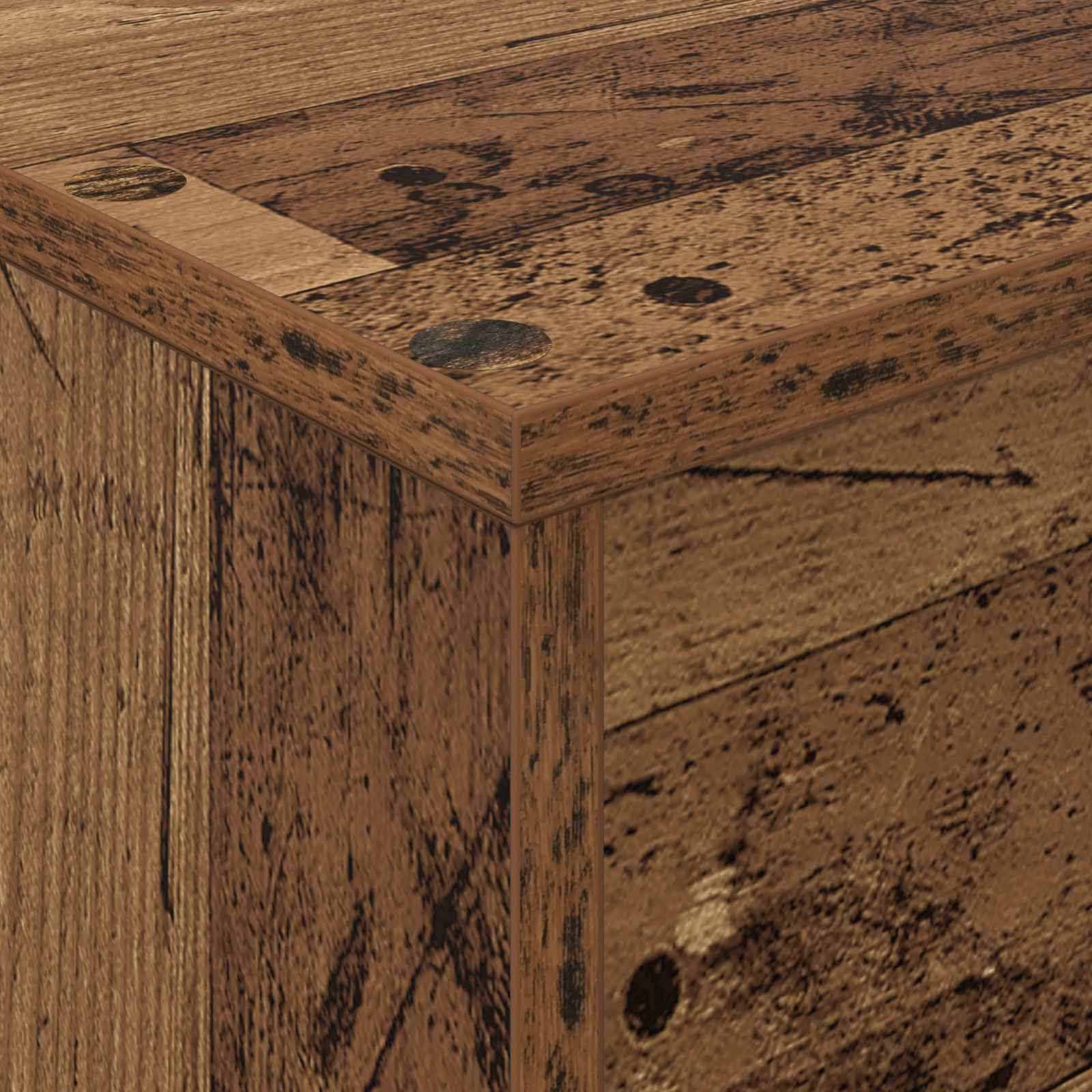 Magazine Rack Old Wood 70 x 41 x 156 cm Engineered Wood