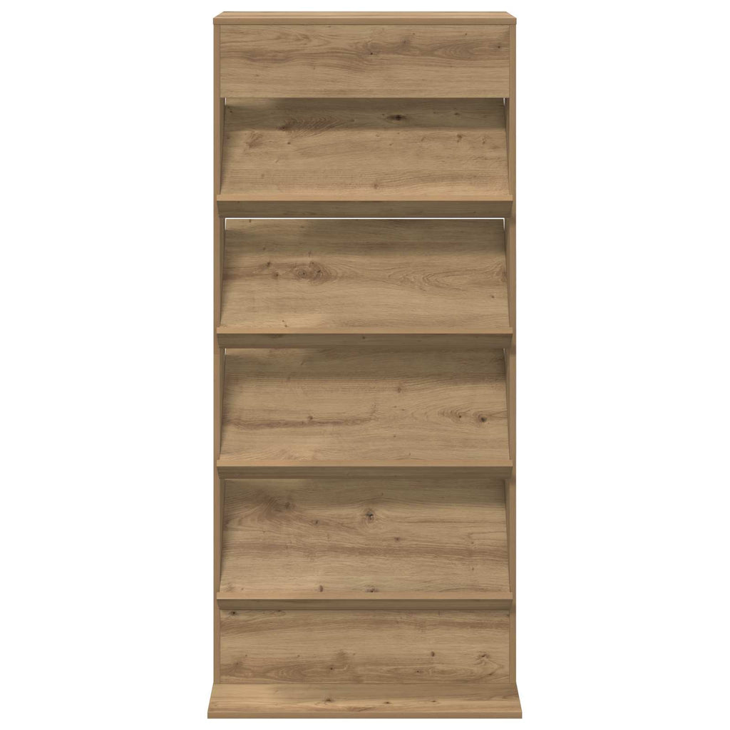 Magazine Rack Artisan Oak 70 x 41 x 156 cm Engineered Wood