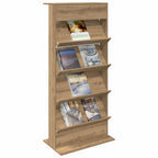 Magazine Rack Artisan Oak 70 x 41 x 156 cm Engineered Wood