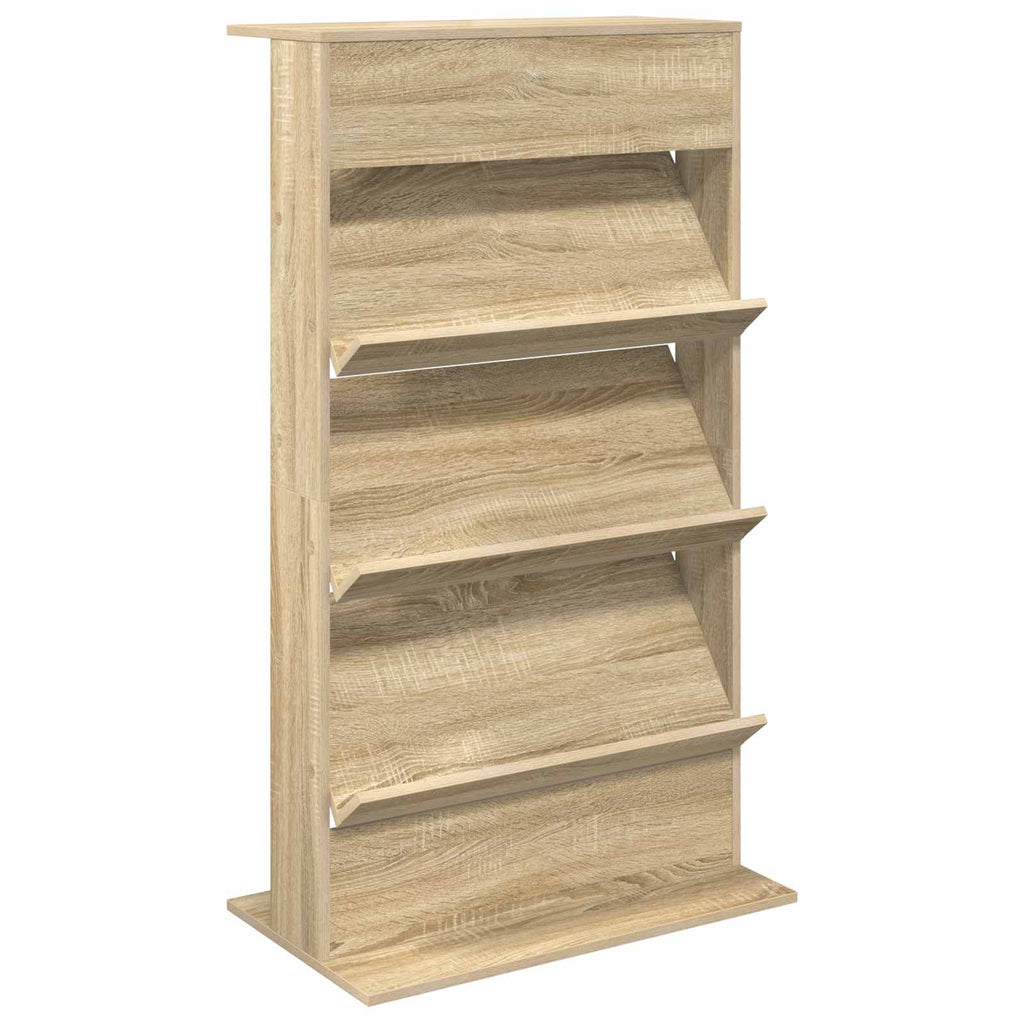 Magazine Rack Sonoma Oak 70 x 41 x 126 cm Engineered Wood
