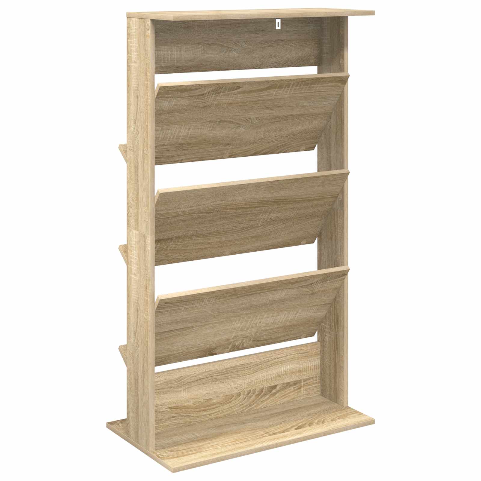 Magazine Rack Sonoma Oak 70 x 41 x 126 cm Engineered Wood