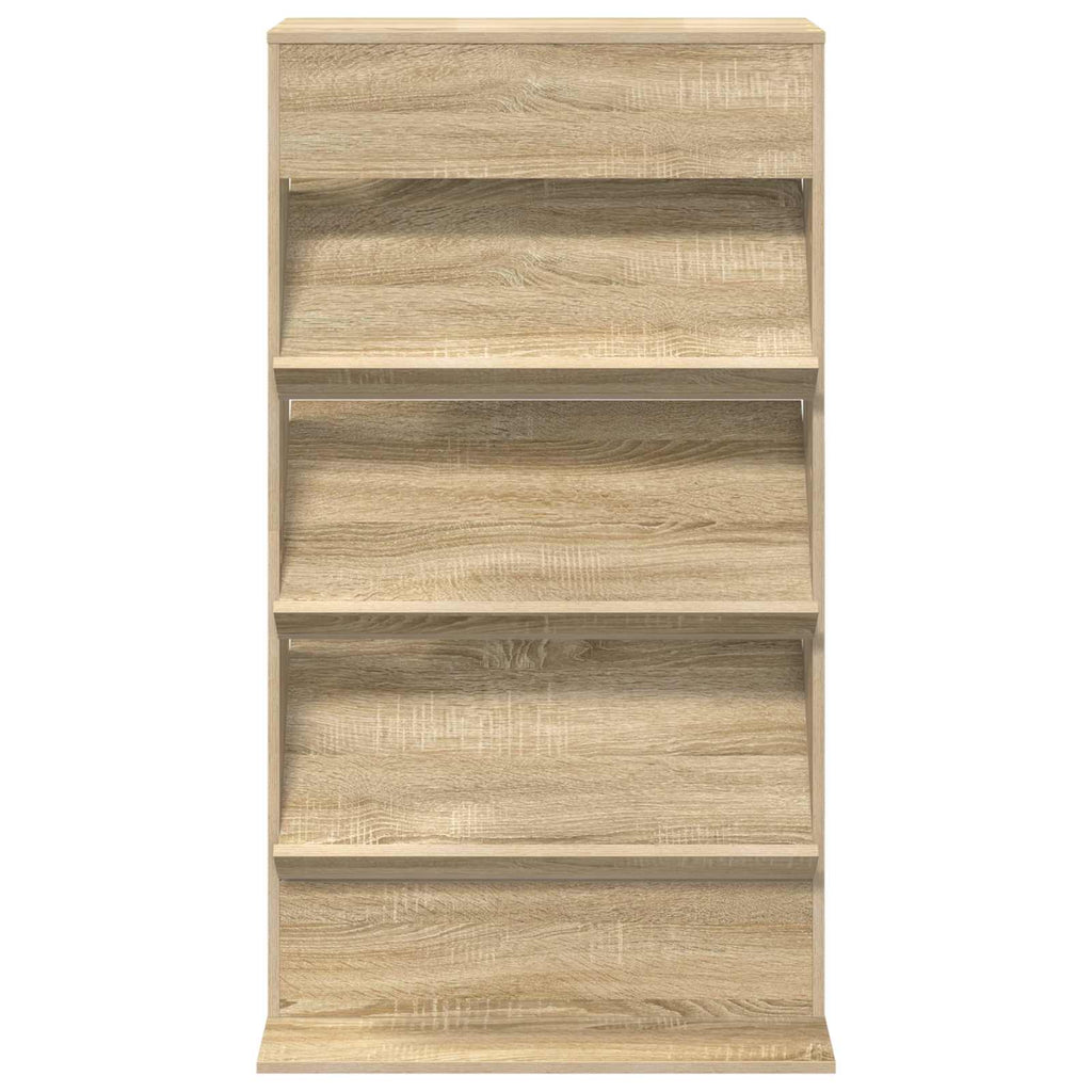 Magazine Rack Sonoma Oak 70 x 41 x 126 cm Engineered Wood