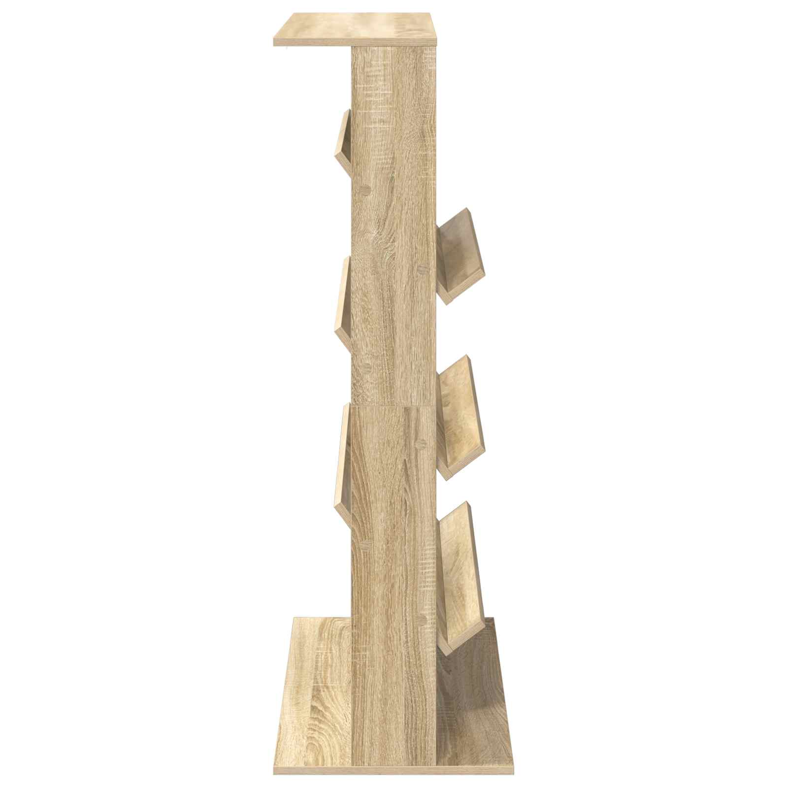 Magazine Rack Sonoma Oak 70 x 41 x 126 cm Engineered Wood