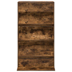 Magazine Rack Smoked Oak 70 x 41 x 126 cm Engineered Wood