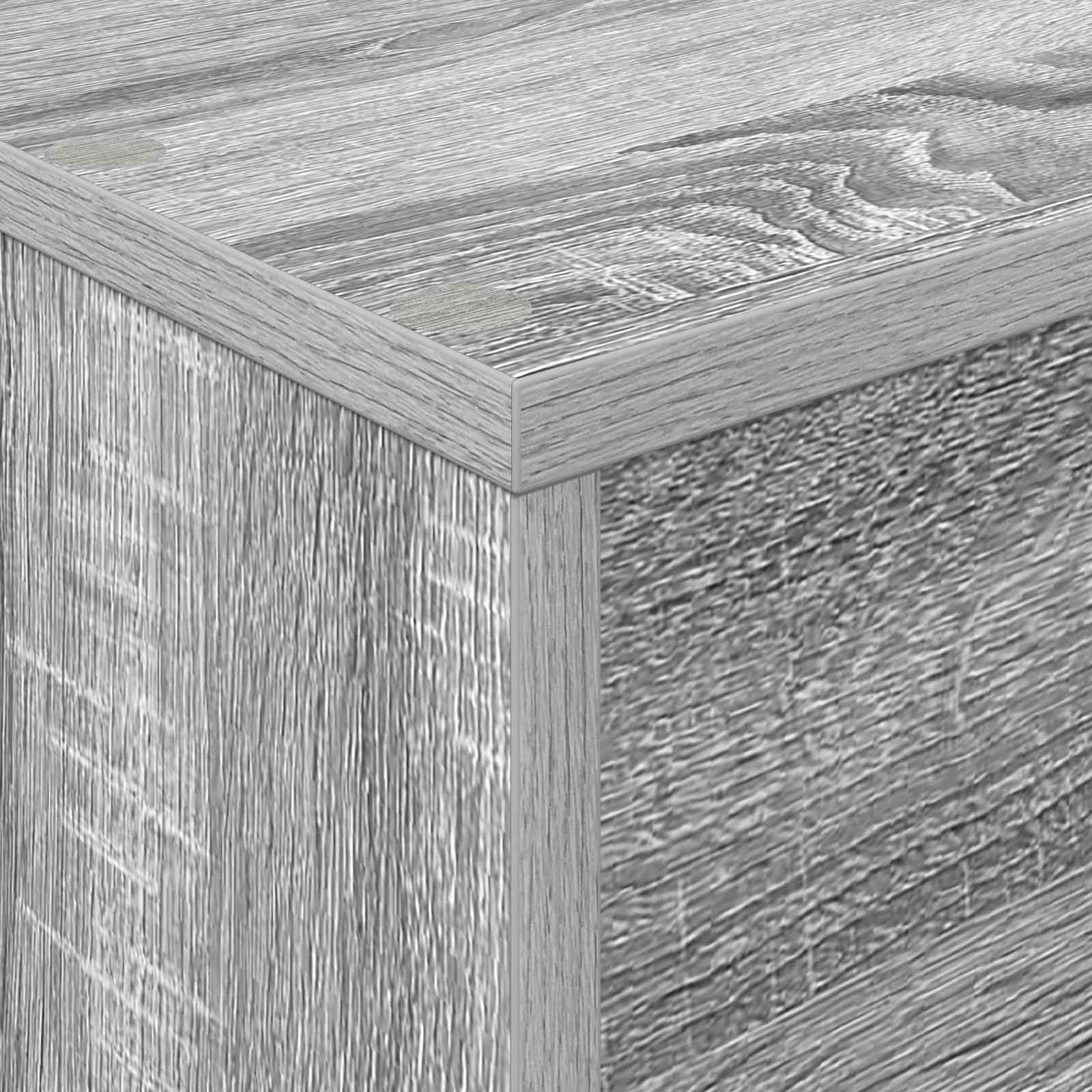 Magazine Rack Grey Sonoma 70 x 41 x 126 cm Engineered Wood