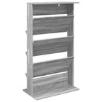 Magazine Rack Grey Sonoma 70 x 41 x 126 cm Engineered Wood