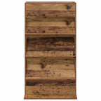 Magazine Rack Old Wood 70 x 41 x 126 cm Engineered Wood