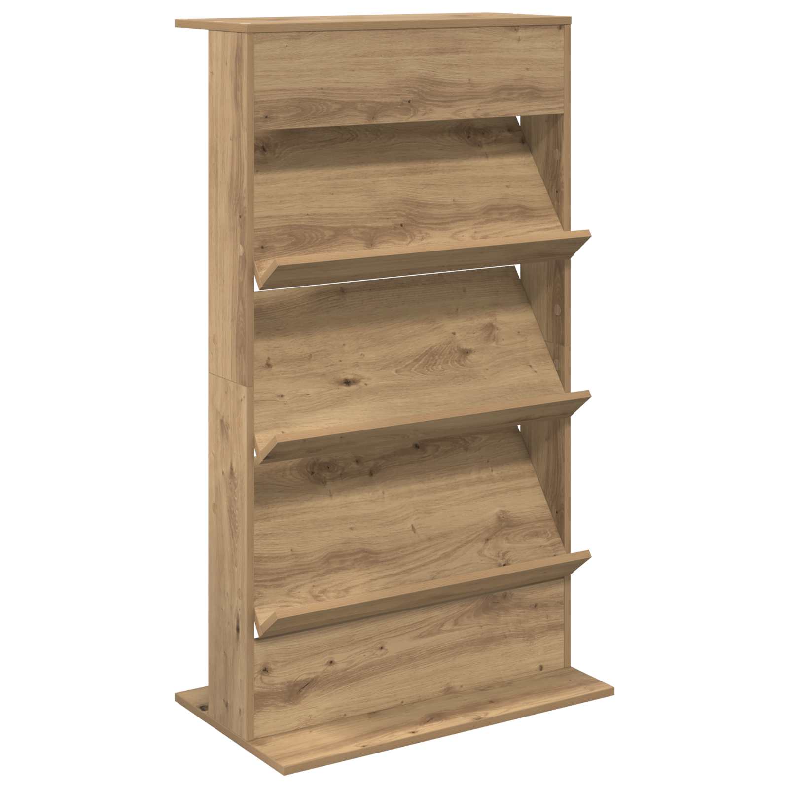 Magazine Rack Artisan Oak 70 x 41 x 126 cm Engineered Wood