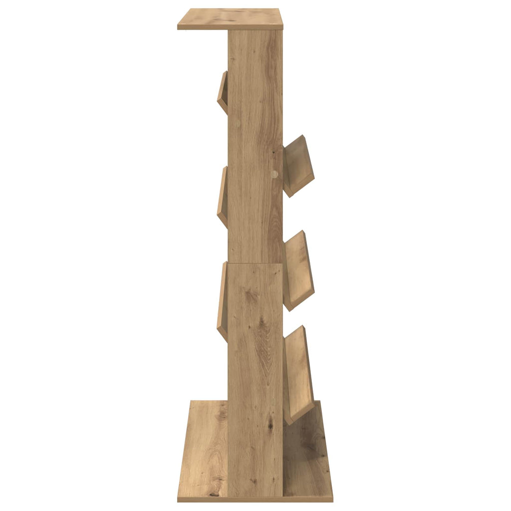 Magazine Rack Artisan Oak 70 x 41 x 126 cm Engineered Wood