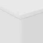 Magazine Rack with Shelf White 70 x 41 x 96 cm Engineered Wood