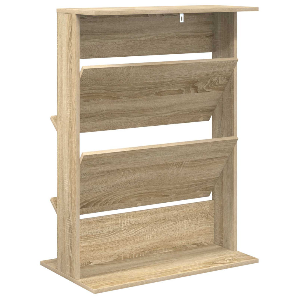 Magazine Rack Sonoma Oak 70 x 41 x 96 cm Engineered Wood