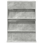 Magazine Rack Concrete Grey 70 x 41 x 96 cm Engineered Wood