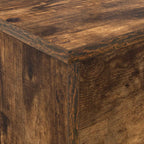 Magazine Rack Smoked Oak 70 x 41 x 96 cm Engineered Wood