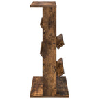 Magazine Rack Smoked Oak 70 x 41 x 96 cm Engineered Wood