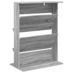 Magazine Rack Grey Sonoma 70 x 41 x 96 cm Engineered Wood