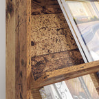 Magazine Rack Old Wood 70 x 41 x 96 cm Engineered Wood