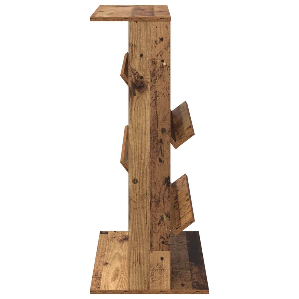 Magazine Rack Old Wood 70 x 41 x 96 cm Engineered Wood