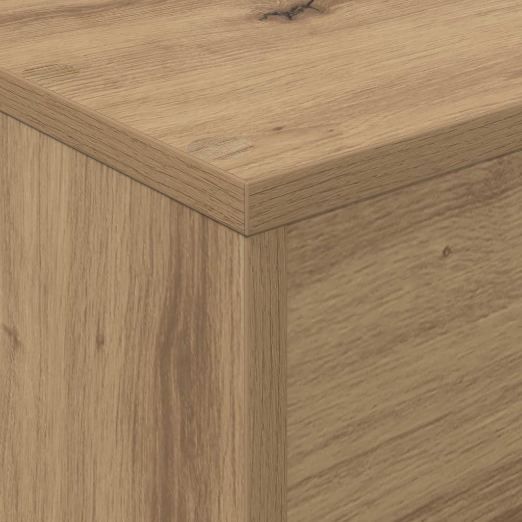 Magazine Rack Artisan Oak 70 x 41 x 96 cm Engineered Wood