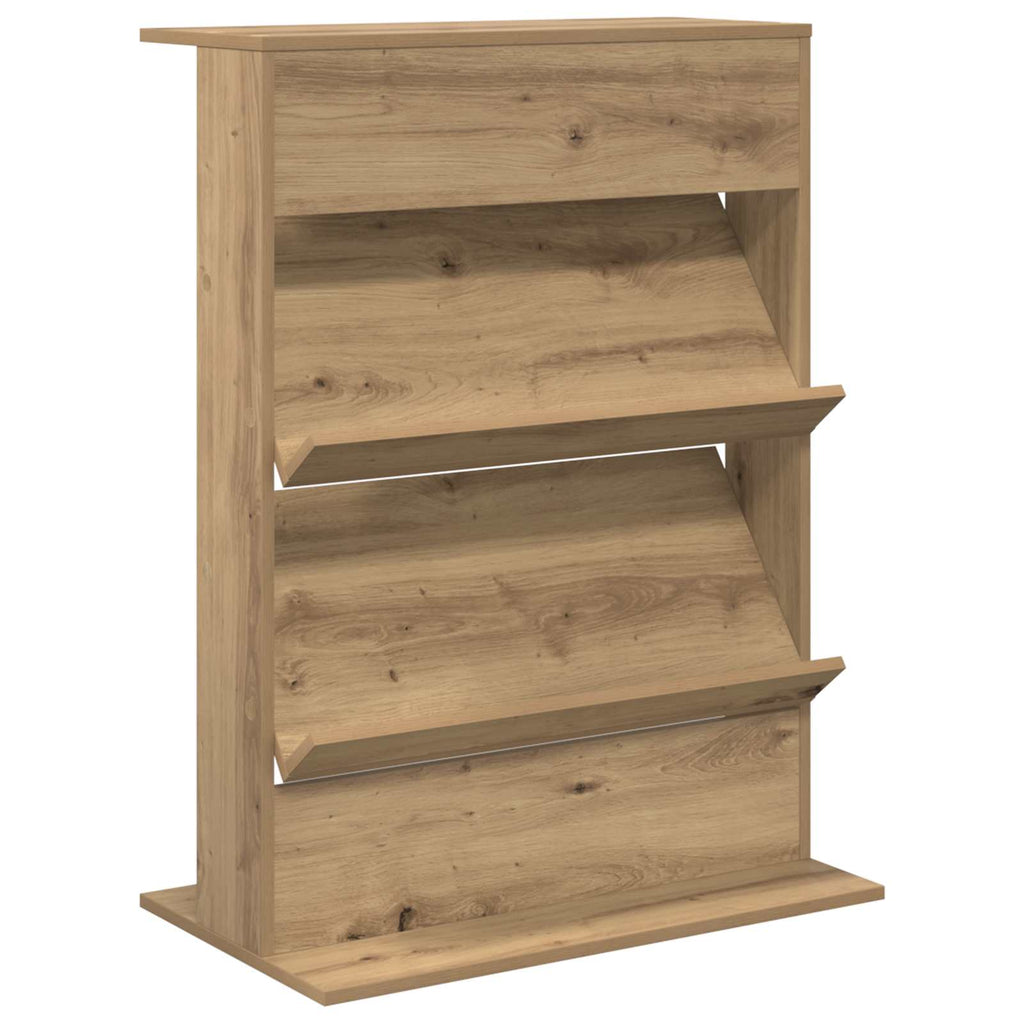Magazine Rack Artisan Oak 70 x 41 x 96 cm Engineered Wood