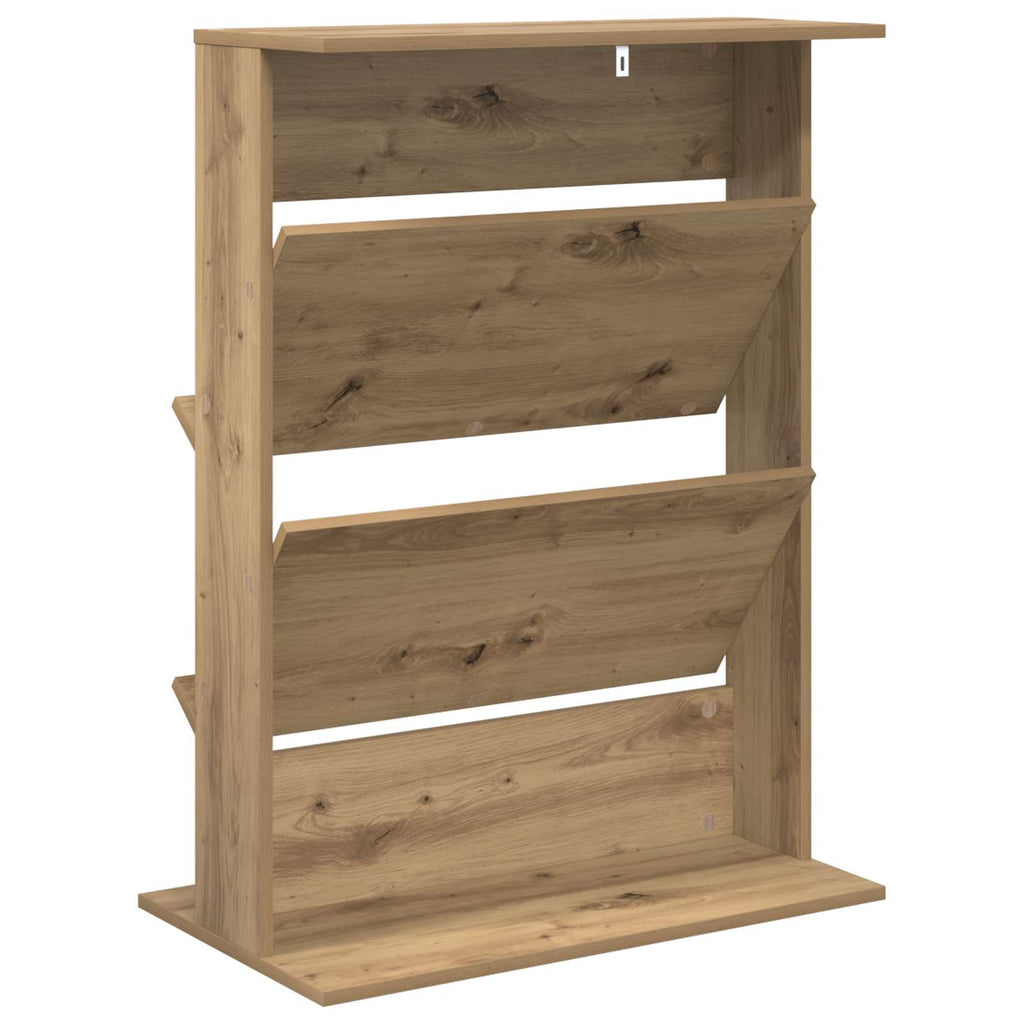 Magazine Rack Artisan Oak 70 x 41 x 96 cm Engineered Wood