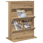 Magazine Rack Artisan Oak 70 x 41 x 96 cm Engineered Wood