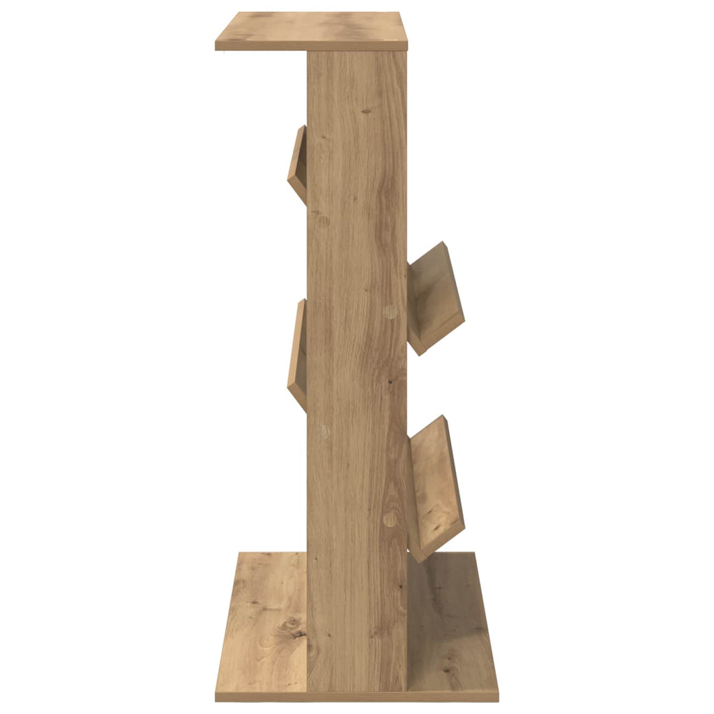 Magazine Rack Artisan Oak 70 x 41 x 96 cm Engineered Wood