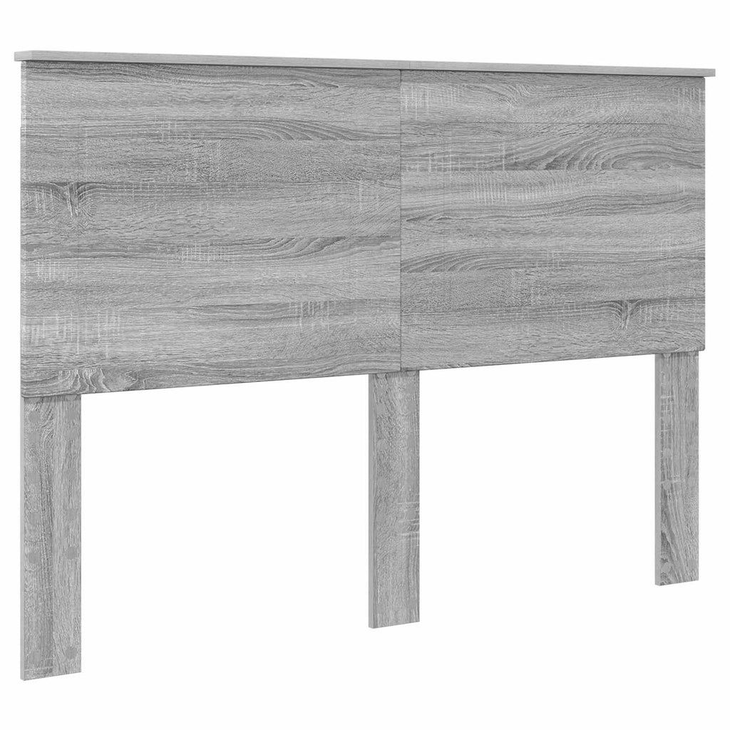 Bed Frame with Drawer Grey Sonoma 150 x 200 cm Solid Pine Wood
