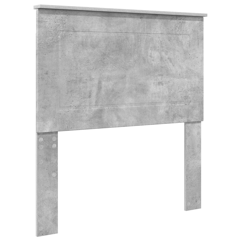 Bed Frame Concrete Grey 100 x 200 cm Engineered Wood