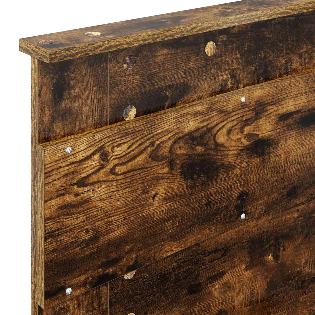 Bed Frame with Drawer with Headboard Manual Engineered Wood