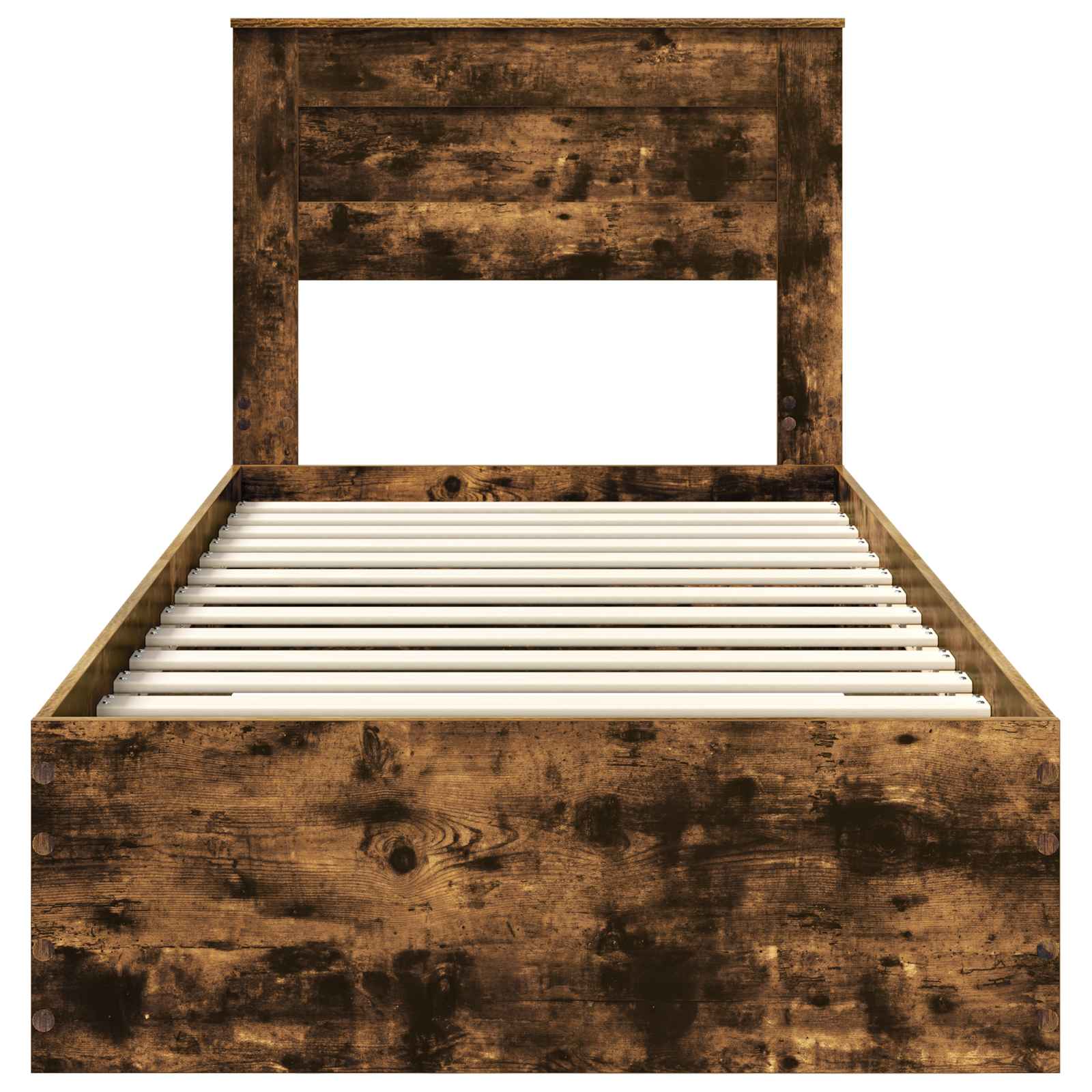 Bed Frame with Drawer with Headboard Manual Engineered Wood