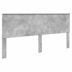 Bed Frame with Drawer Concrete Grey 200 x 200 cm Engineer Wood